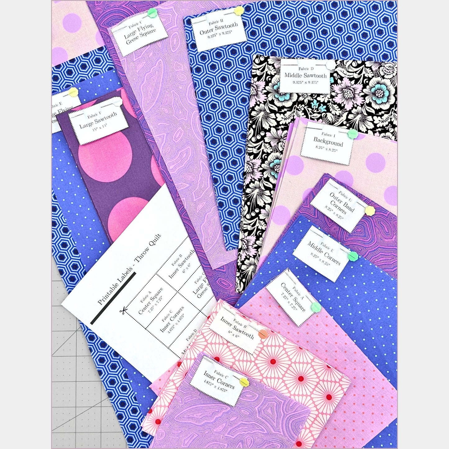 printable fabric labels included