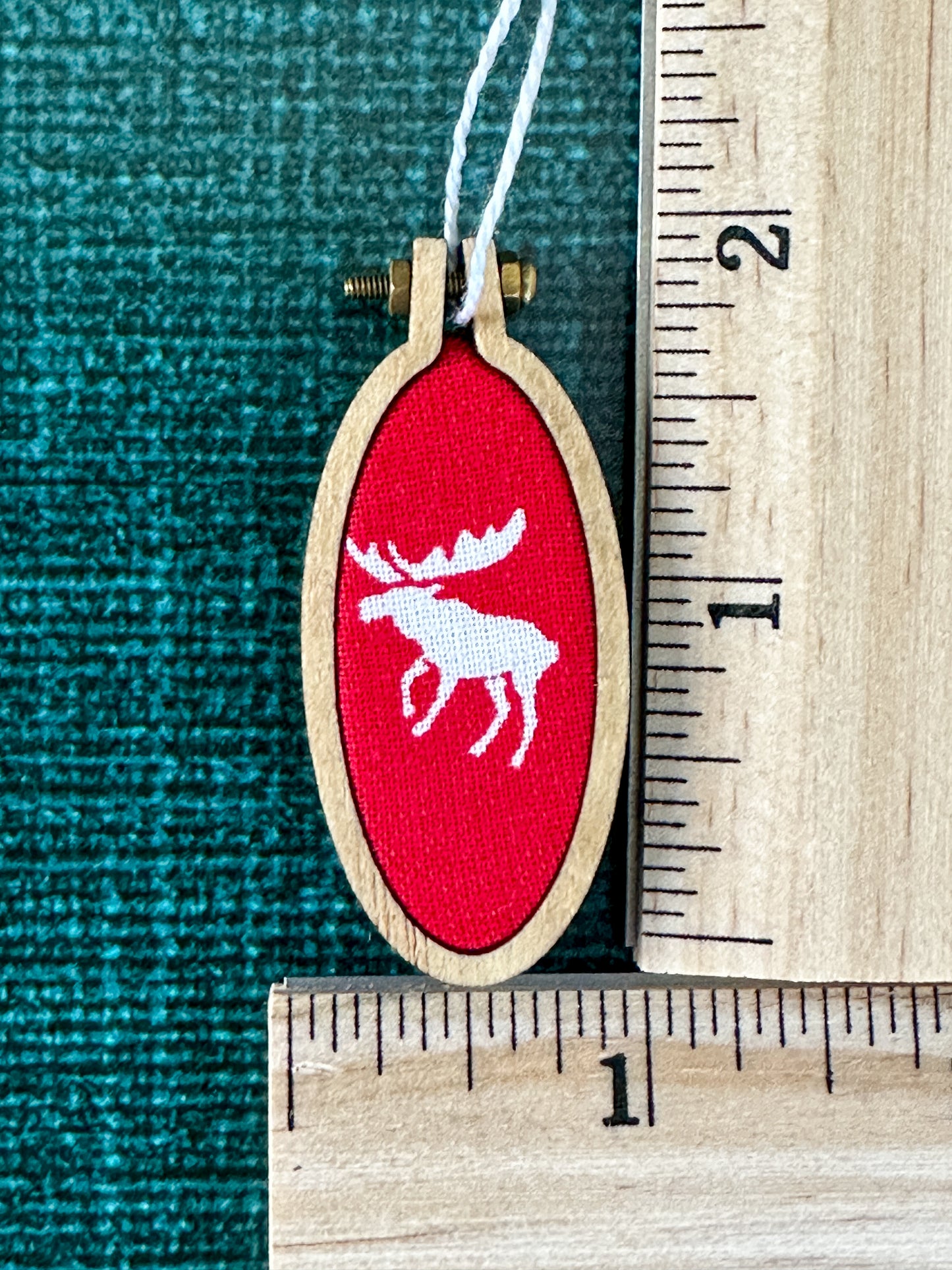 Small Moose Ornaments, Set of 6