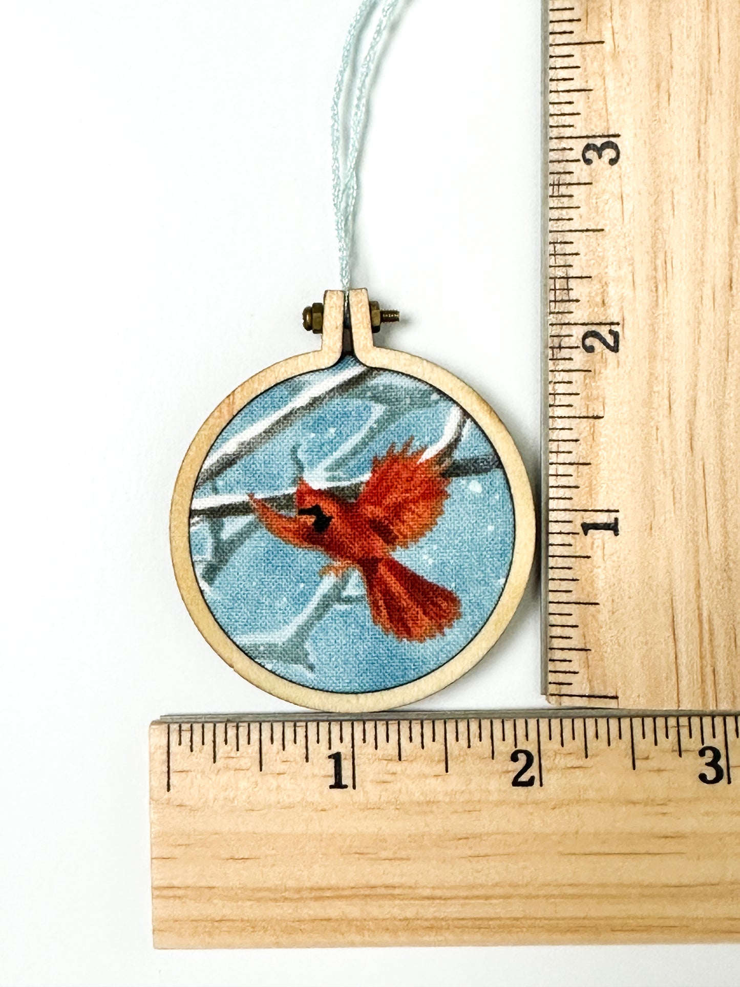 Small Cardinal Ornaments, Set of 5