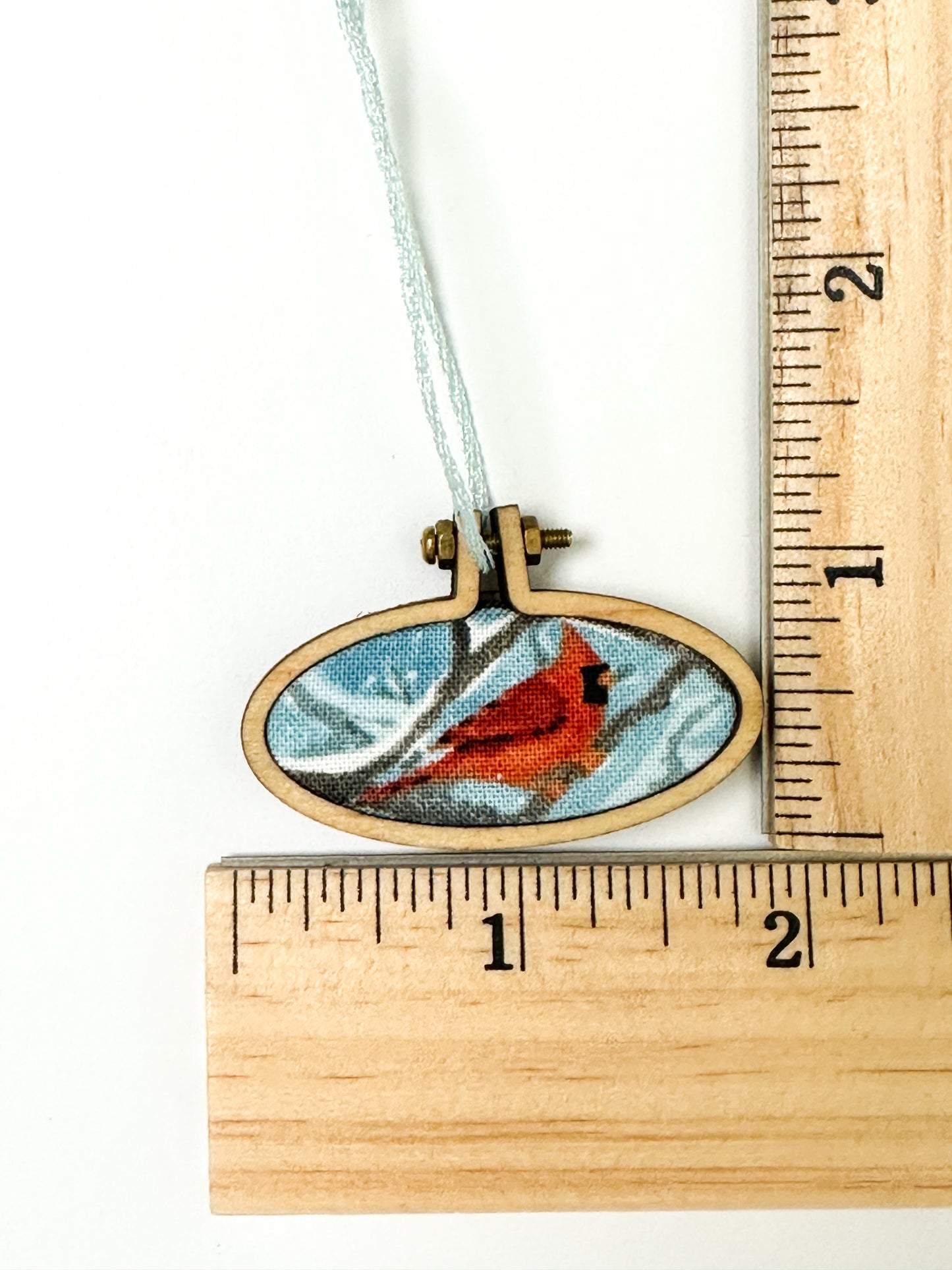 Small Cardinal Ornaments, Set of 5