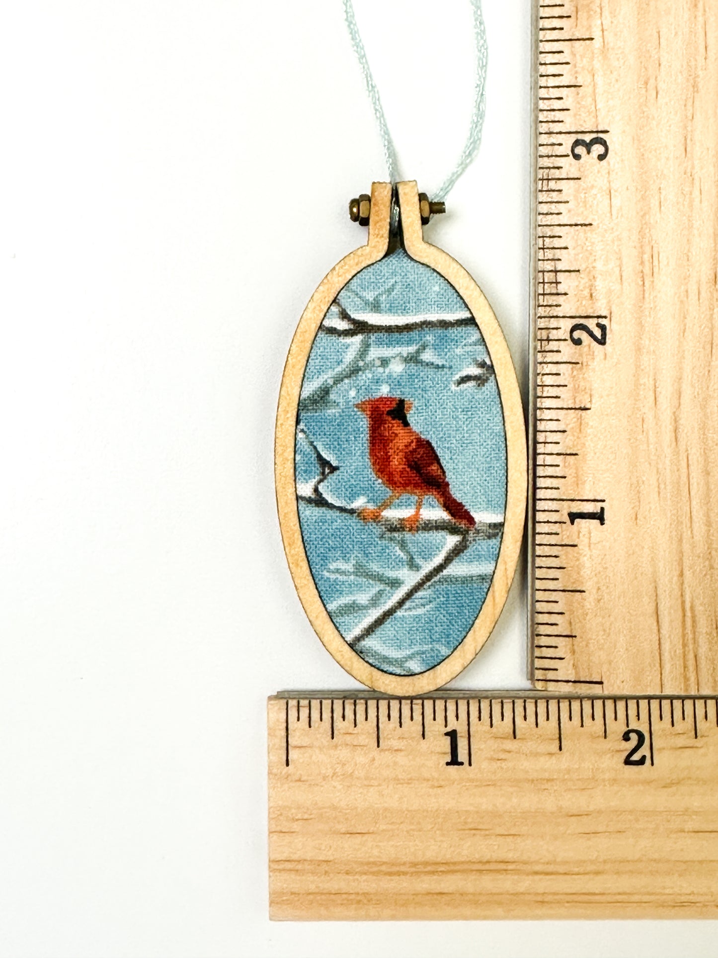 Small Cardinal Ornaments, Set of 5