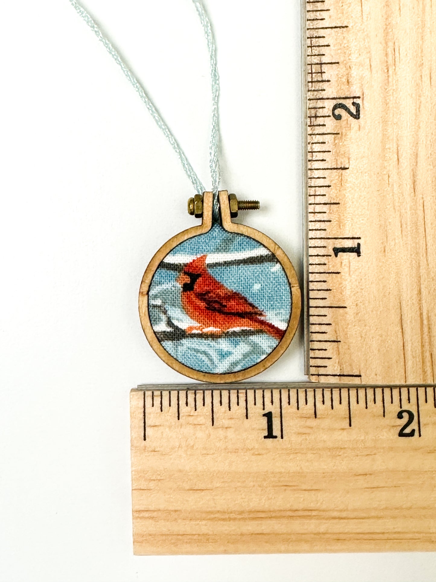 Small Cardinal Ornaments, Set of 5