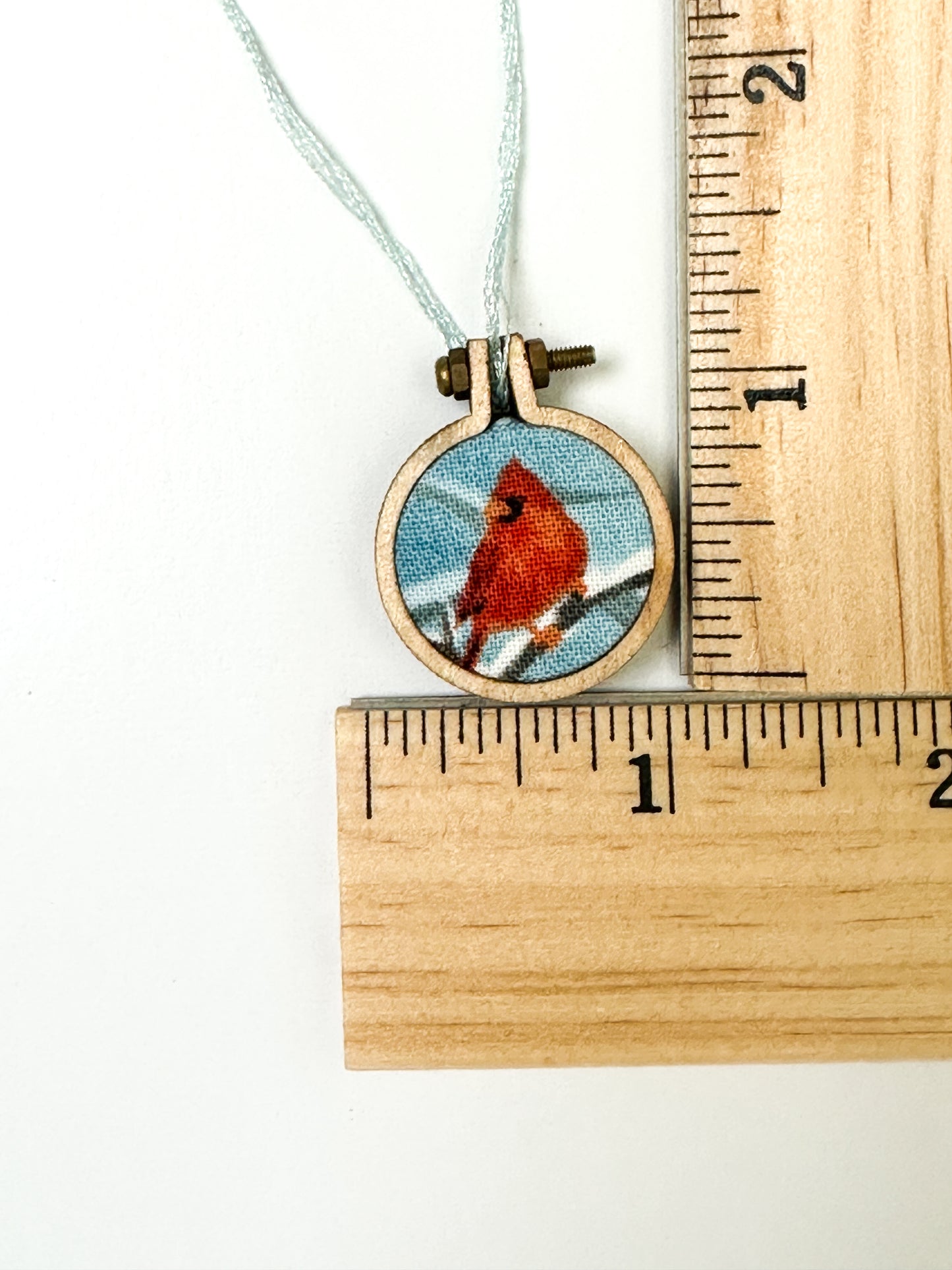 Small Cardinal Ornaments, Set of 5